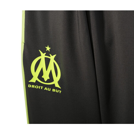 Pantalon survêtement OM noir jaune 2020/21