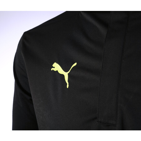 Sweat zippé imperméable OM noir jaune 2020/21