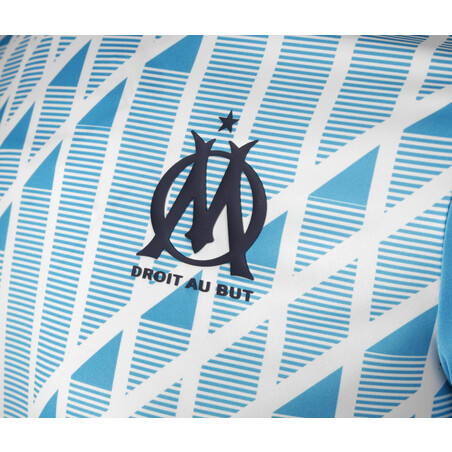 Maillot avant match OM bleu 2020/21