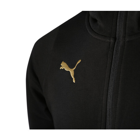 Sweat zippé junior OM molleton noir 2020/21