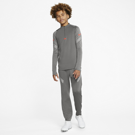 Sweat zippé junior Nike Strike gris