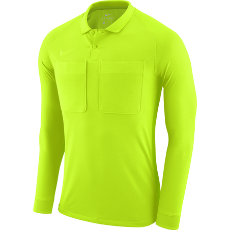 Maillot manches longues arbitre Nike jaune