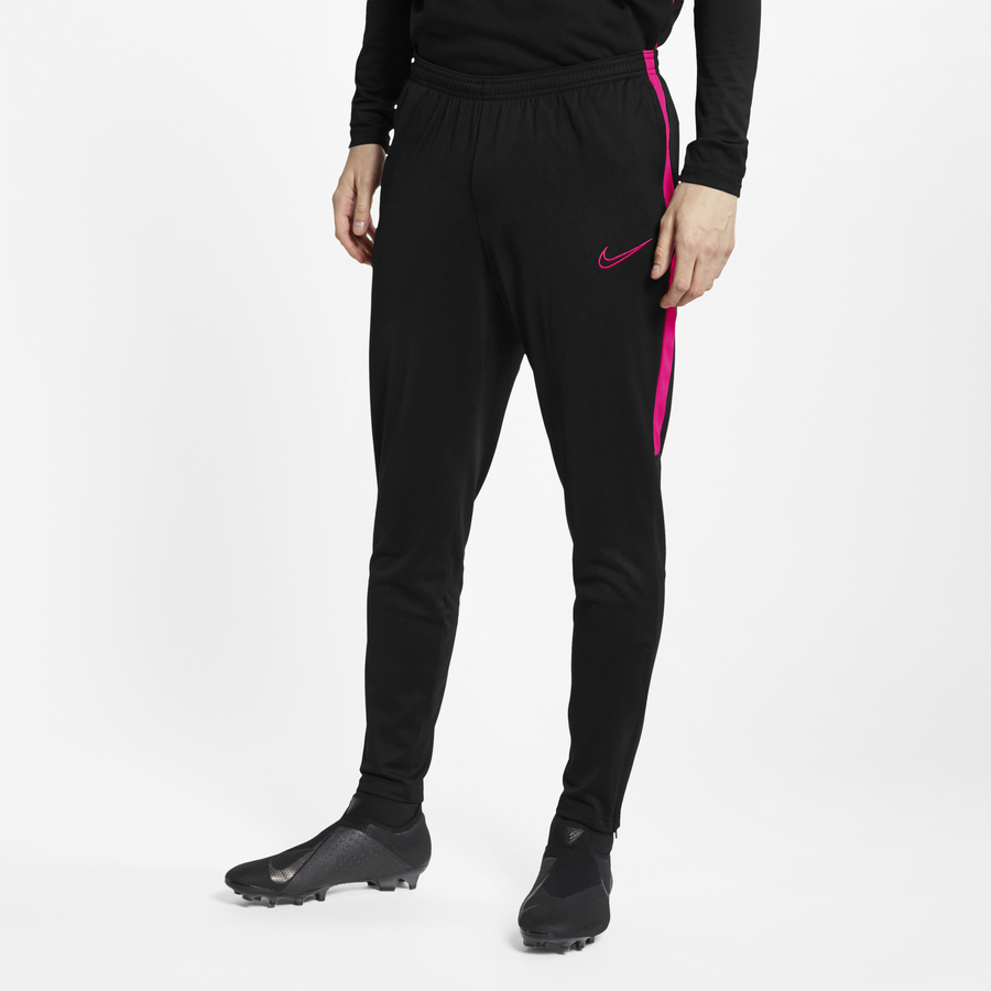 Pantalon survetement Nike Academy noir rose sur Foot