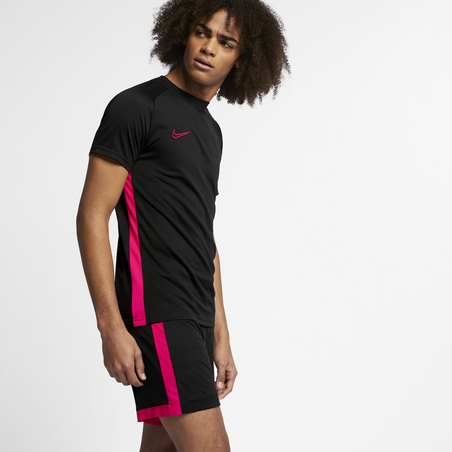 Maillot entraînement Nike Academy noir rose