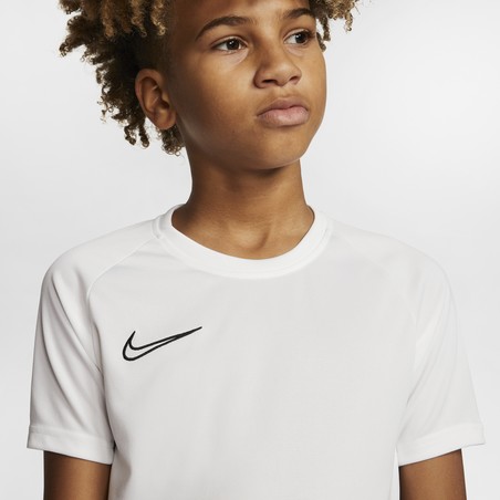Maillot entraînement junior Nike Academy blanc