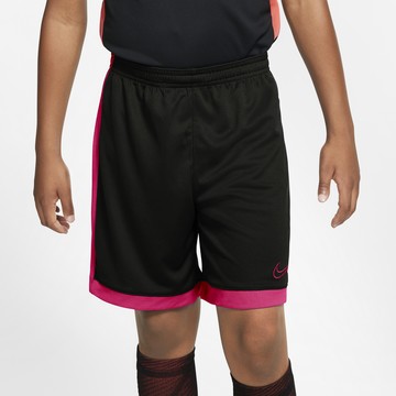 Short entraînement junior Nike Academy noir rose