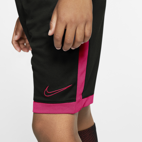 Short entraînement junior Nike Academy noir rose