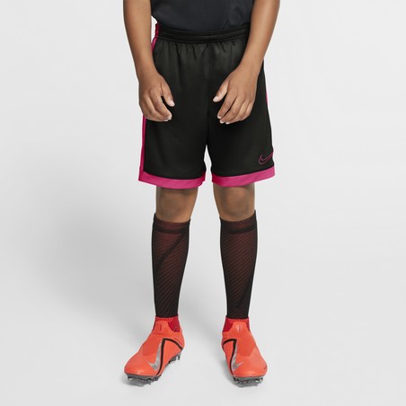 Short entraînement junior Nike Academy noir rose
