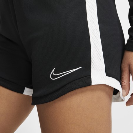 Short entraînement Femme Nike Academy noir blanc
