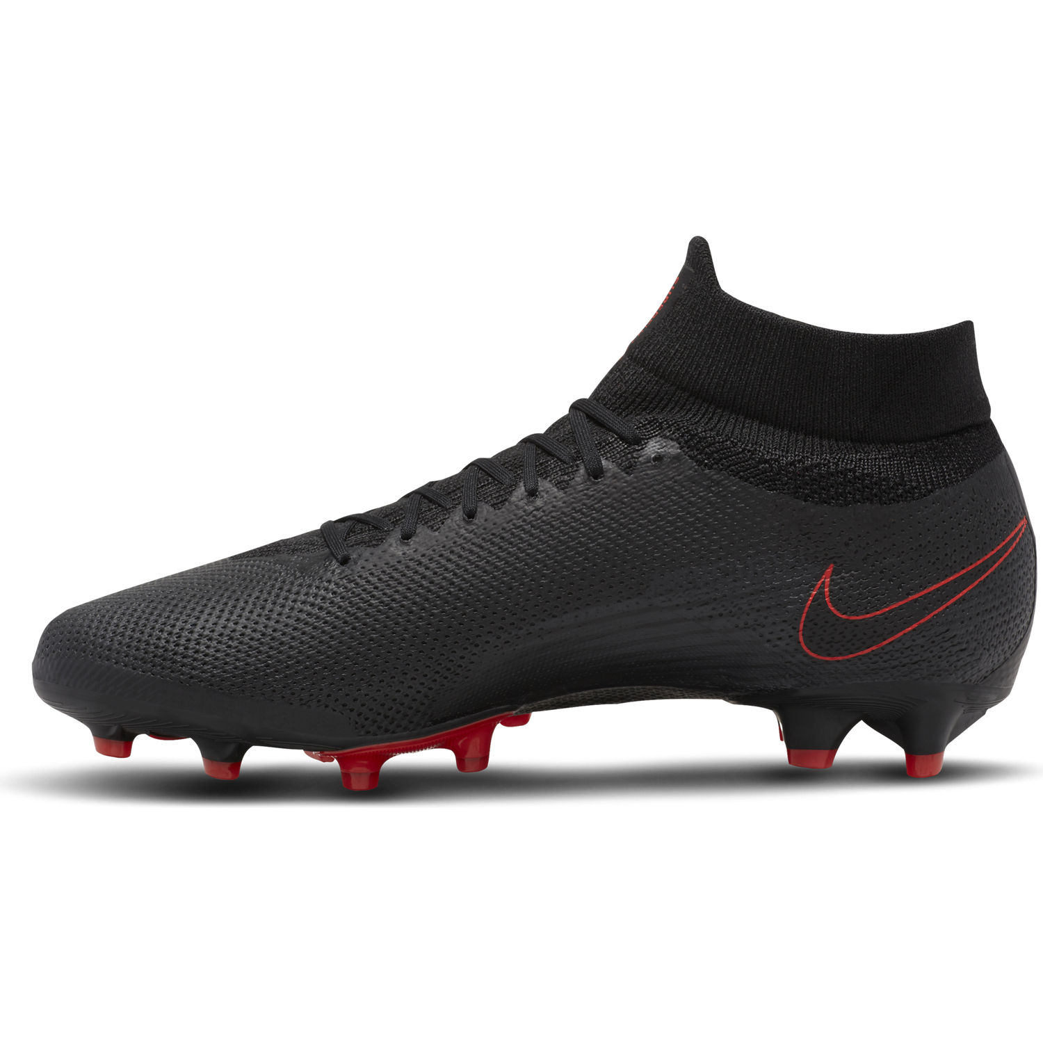 nike superfly 7 black and red