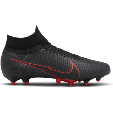 Nike Mercurial Superfly VII Pro AG noir rouge sur Foot.fr