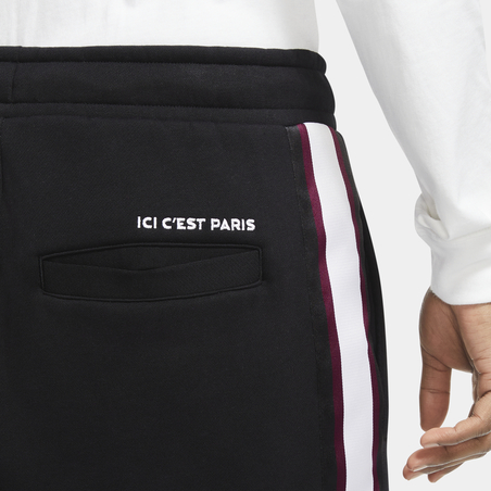 Pantalon survêtement PSG Fleece noir 2020/21