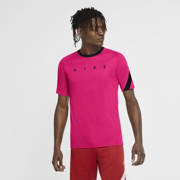 Maillot entraînement Nike rose noir