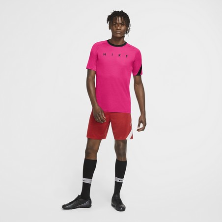 Maillot entraînement Nike rose noir