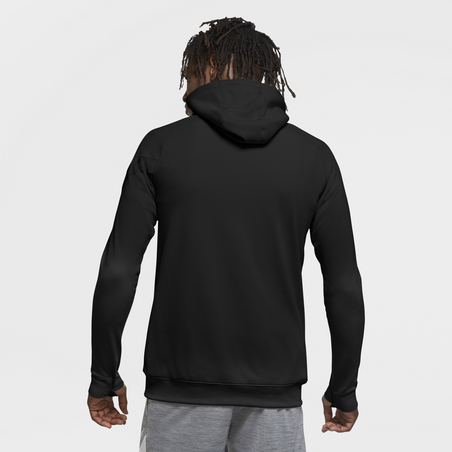 Sweat à capuche Nike noir rose