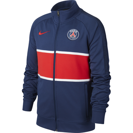 Veste survêtement junior PSG I96 Anthem bleu rouge 2020/21