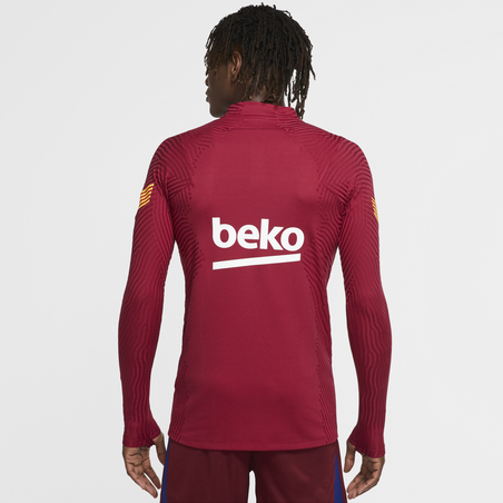 Sweat zippé FC Barcelone VaporKnit rouge 2020/21