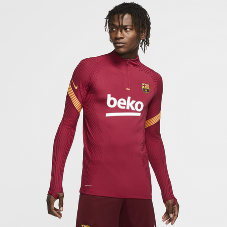 Sweat zippé FC Barcelone VaporKnit rouge 2020/21
