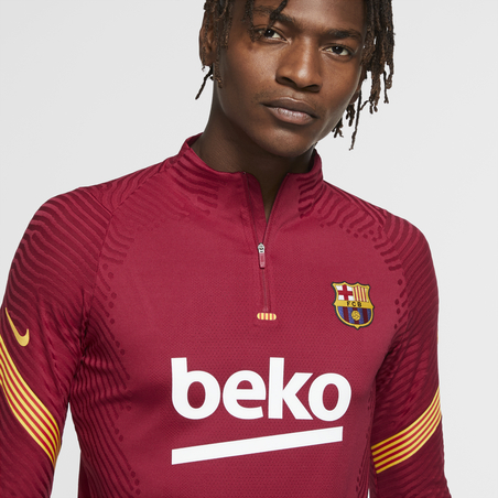 Sweat zippé FC Barcelone VaporKnit rouge 2020/21