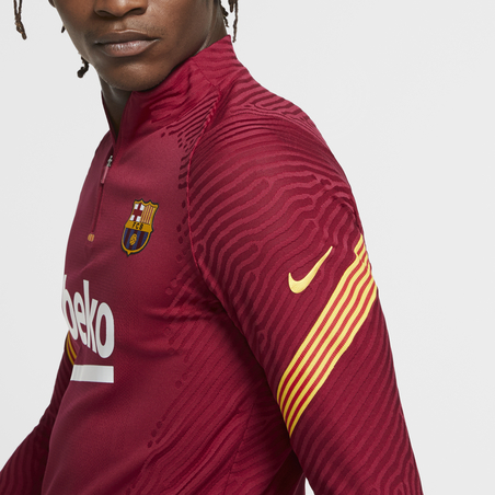 Sweat zippé FC Barcelone VaporKnit rouge 2020/21
