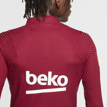 Sweat zippé FC Barcelone VaporKnit rouge 2020/21