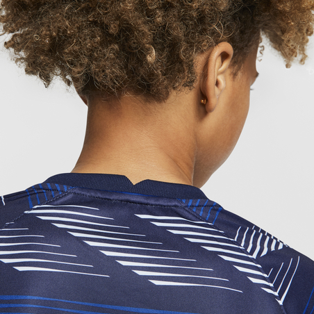 Maillot avant match junior Chelsea bleu blanc 2020/21