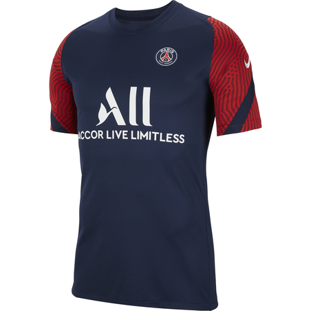 Maillot entraînement PSG bleu rouge 2020/21