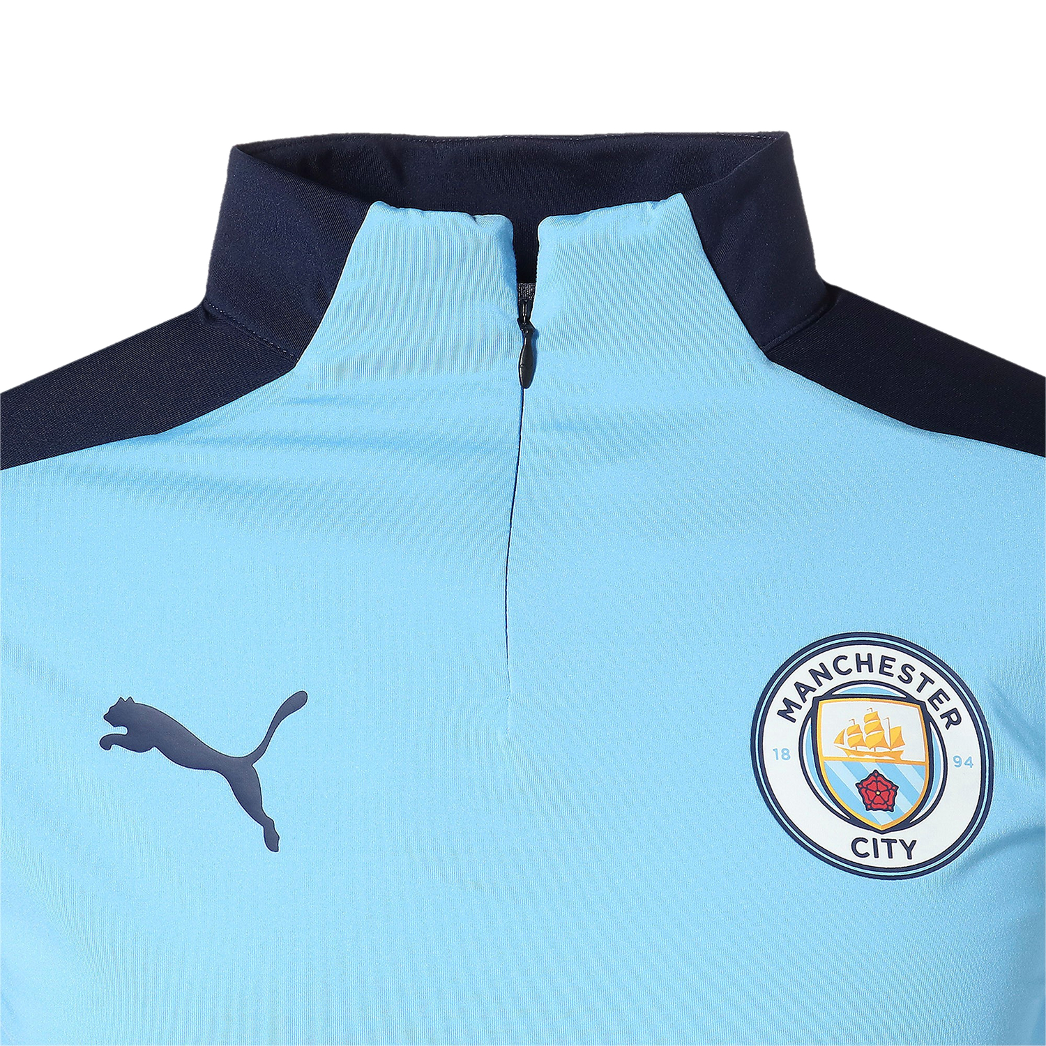 Sweat zippé Manchester City bleu 2020/21 sur Foot.fr