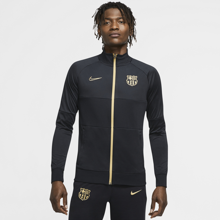 Veste survêtement FC Barcelone I96 noir or 2020/21