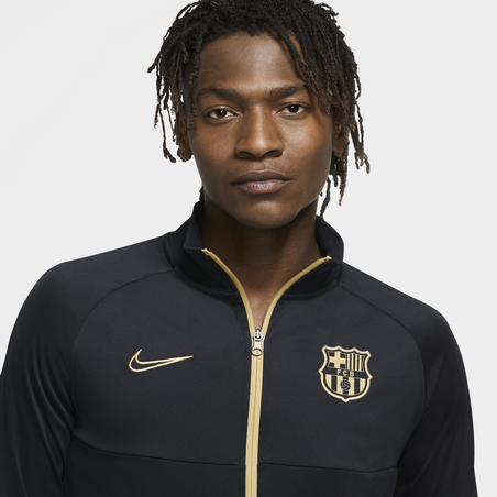 Veste survêtement FC Barcelone I96 noir or 2020/21