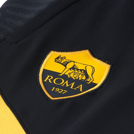 Pantalon survêtement junior AS Roma noir jaune 2020/21