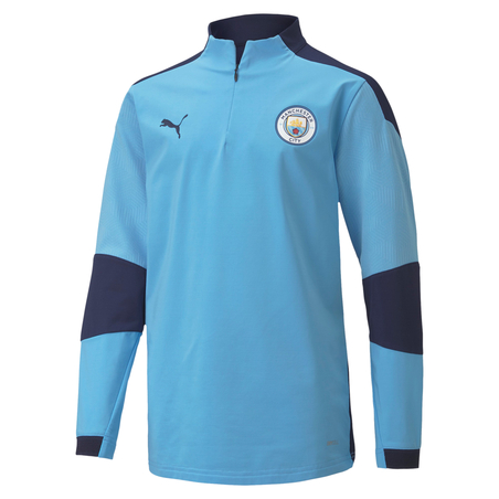 Sweat zippé junior Manchester City bleu 2020/21