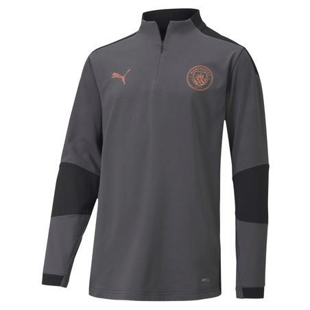 Sweat zippé junior Manchester City gris cuivre 2020/21