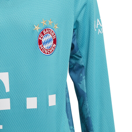 Maillot gardien manches longues junior Bayern Munich bleu 2020/21