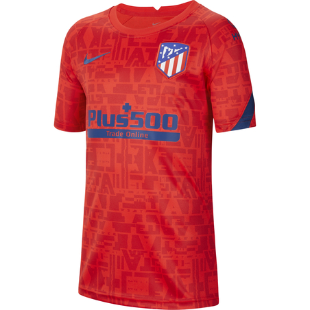 Maillot avant match junior Atlético Madrid rouge 2020/21