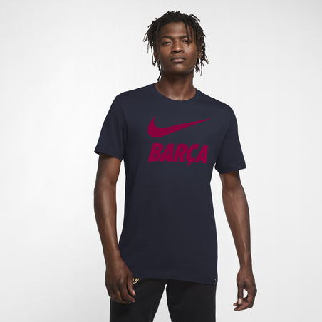 T-shirt FC Barcelone noir rouge 2020/21