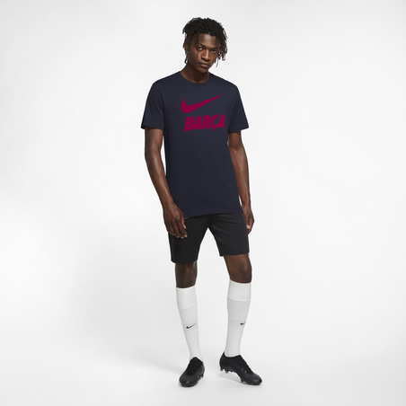 T-shirt FC Barcelone noir rouge 2020/21