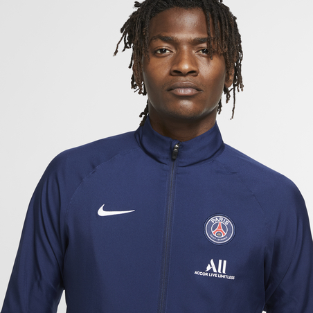 Ensemble survêtement PSG micro fibre bleu 2020/21
