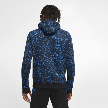 Sweat à capuche Inter Milan bleu noir 2020/21