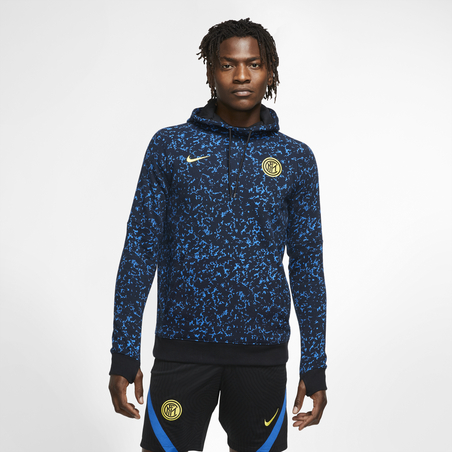 Sweat à capuche Inter Milan bleu noir 2020/21