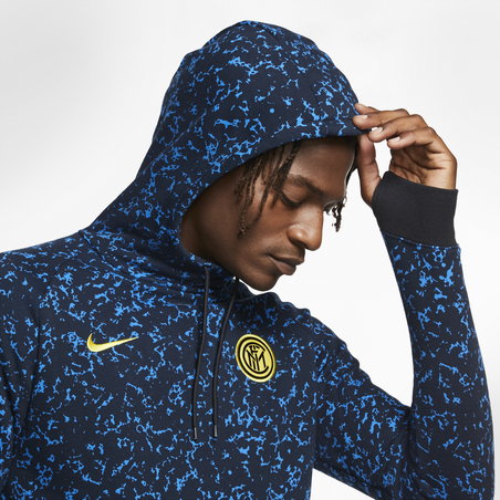 Sweat à capuche Inter Milan bleu noir 2020/21