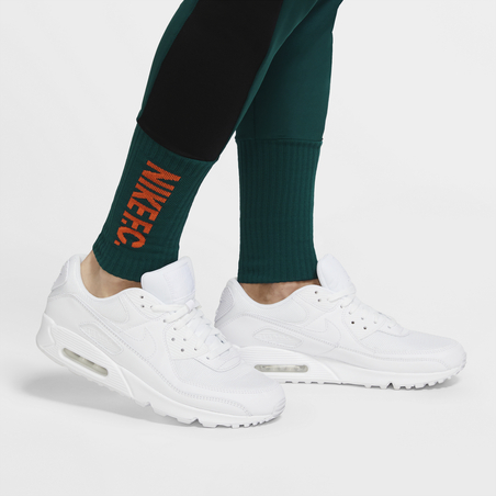 Pantalon survêtement Nike vert orange