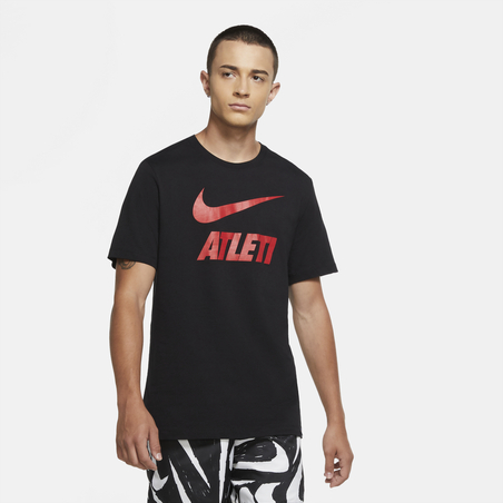T-shirt Atlético Madrid noir rouge 2020/21