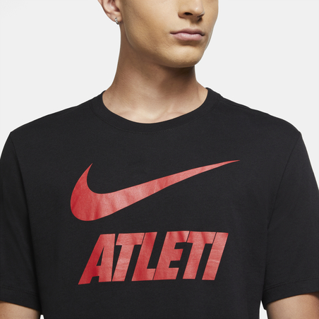 T-shirt Atlético Madrid noir rouge 2020/21