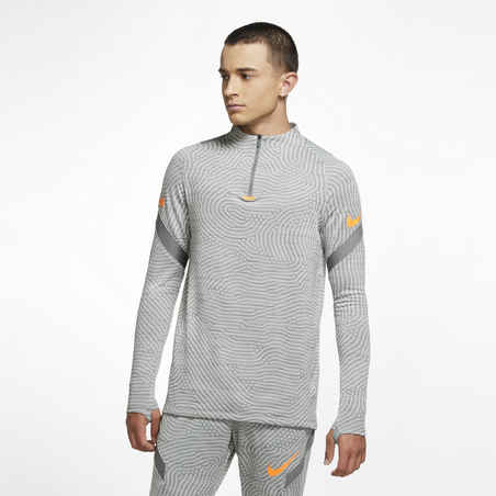Sweat zippé Nike Strike gris