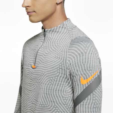 Sweat zippé Nike Strike gris
