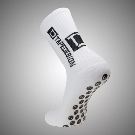 TD Classic GripChaussettes Anti-Grip TapeDesign blanc