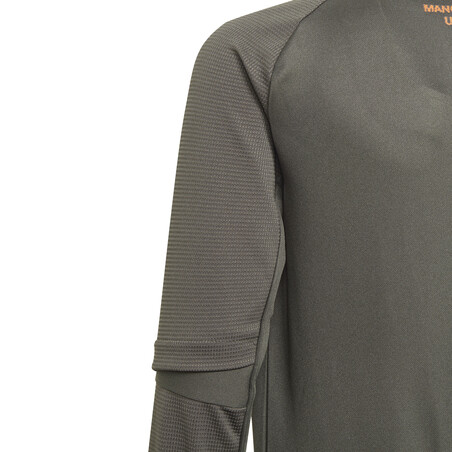 Sweat zippé junior Manchester United vert orange 2020/21