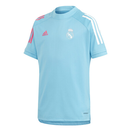 Maillot entraînement junior Real Madrid bleu clair 2020/21