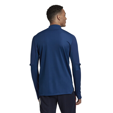 Sweat zippé OL bleu 2020/21